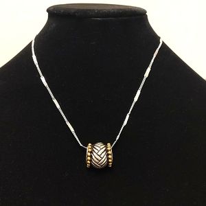 Beautiful STERLING Silver Premier Designs Necklace Bali Style